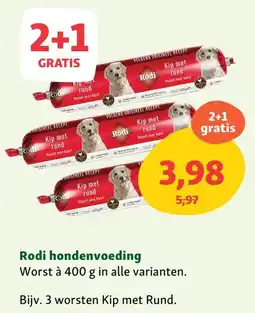 Maxi Zoo Rodi hondenvoeding aanbieding