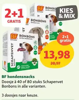 Maxi Zoo BF hondensnacks aanbieding