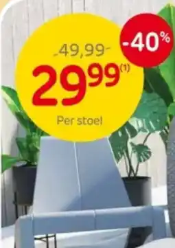 Brico Naterial Stoel Halios aanbieding