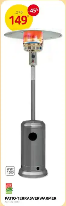 Brico Patio Terrasverwarmer aanbieding