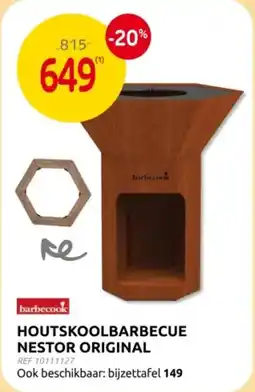 Brico Barbecook Houtskoolbarbecue Nestor Original aanbieding