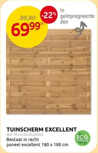 Brico Tuinscherm Excellent aanbieding
