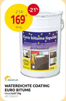 Brico Aquaplan Waterdichte Coating Euro Bitume aanbieding
