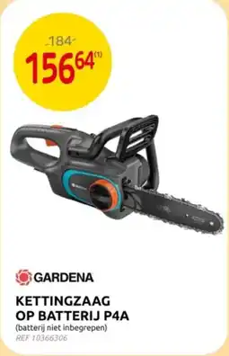 Brico Gardena Kettingzaag Op Batterij P4A aanbieding