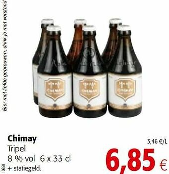 Colruyt Chimay tripel aanbieding