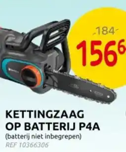 Brico Gardena Kettingzaag Op Batterij P4A aanbieding