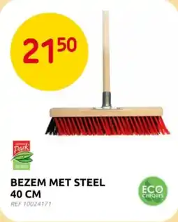 Brico Bezem met steel aanbieding