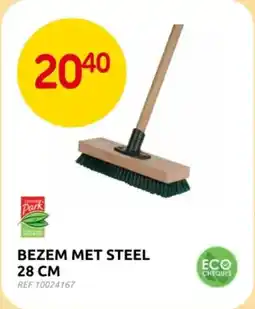 Brico Bezem met steel aanbieding