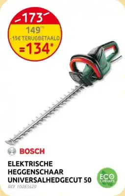 Brico Bosch Elektrische Heggenschaar Universalhedgecut 50 aanbieding