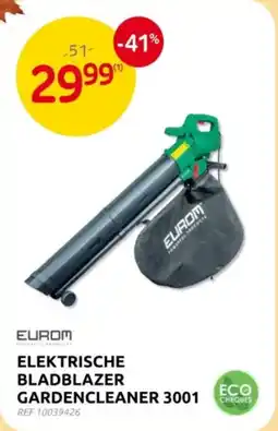 Brico Eurom Elektrische Bladblazer Gardencleaner 3001 aanbieding