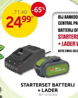 Brico Starterset Batterij + Lader aanbieding