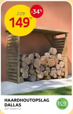 Brico Haardhoutopslag Dallas aanbieding