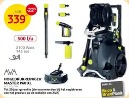 Brico AVA Hogedrukreiniger Master P60 XL aanbieding