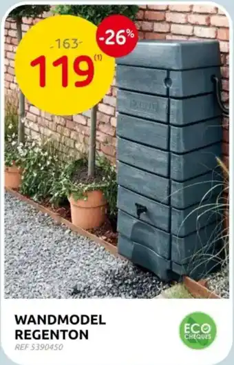 Brico Wandmodel Regenton aanbieding