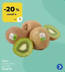 Bio Planet Zespri groene kiwi aanbieding