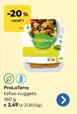 Bio Planet ProLaTerre tofoe-nuggets aanbieding