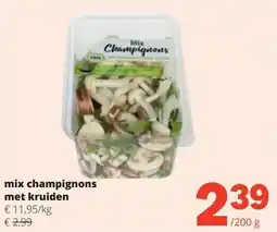 Spar mix champignons met kruiden aanbieding