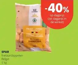 Spar SPAR frietaardappelen België 5 kg aanbieding