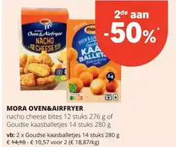 Spar MORA OVEN&AIRFRYER Goudse kaasballetjes 14 stuks 280 g aanbieding