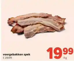Spar voorgebakken spek aanbieding