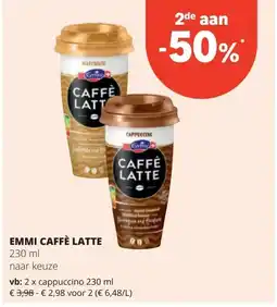 Spar EMMI CAFFÈ LATTЕ 230 ml aanbieding
