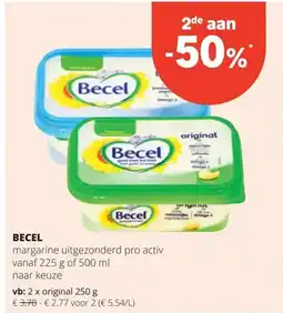 Spar BECEL original 250 g aanbieding