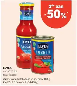 Spar ELVEA cubetti Italiaanse kruidenmix 400 g aanbieding