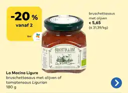 Bio Planet La macina ligure bruschettasaus met olijven aanbieding