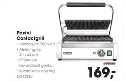 Hanos Panini Contactgrill aanbieding