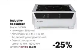 Hanos Inductie- kookplaat aanbieding