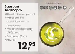 Hanos Sauspan Technopro aanbieding