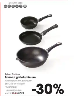 Hanos Select Cuisine Pannen gietaluminium aanbieding