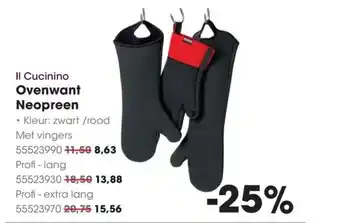 Hanos Il Cucinino Ovenwant Neopreen aanbieding