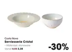 Hanos Costa Nova Serviesserie Cristal aanbieding
