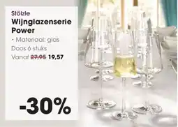Hanos Stölzle Wijnglazenserie Power aanbieding