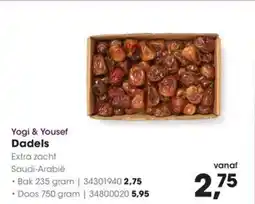Hanos Yogi & Yousef Dadels aanbieding