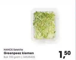 Hanos HANOS Selektie Greenpeez kiemen aanbieding