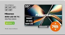 Expert Hisense MINI-LED 4K TV 55U79Q aanbieding