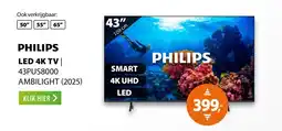 Expert PHILIPS LED 4K TV aanbieding