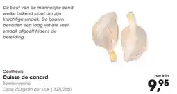 Hanos Couthouis Cuisse de canard aanbieding