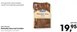 Hanos Gran Brianza Pancetta tesa met kruiden aanbieding