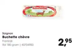 Hanos Soignon Buchette chèvre aanbieding