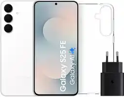 Coolblue Samsung Galaxy S25 FE 128GB Wit 5G + Accessoirepakket aanbieding