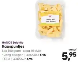 Hanos Hanos selektie kaaspuntjes Jong Belegen aanbieding