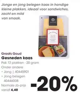 Hanos Graafs Goud Gesneden kaas aanbieding