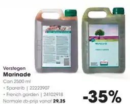 Hanos Verstegen Marinade aanbieding