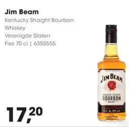 Hanos Jim Beam Kentucky Straight Bourbon Whiskey aanbieding