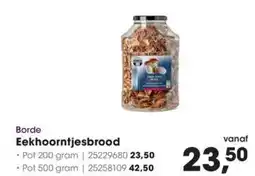 Hanos Borde Eekhoorntjesbrood aanbieding