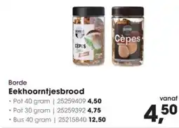 Hanos Bordee Eekhoorntjesbrood aanbieding