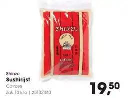 Hanos Shinzu Sushirijst Calrose aanbieding